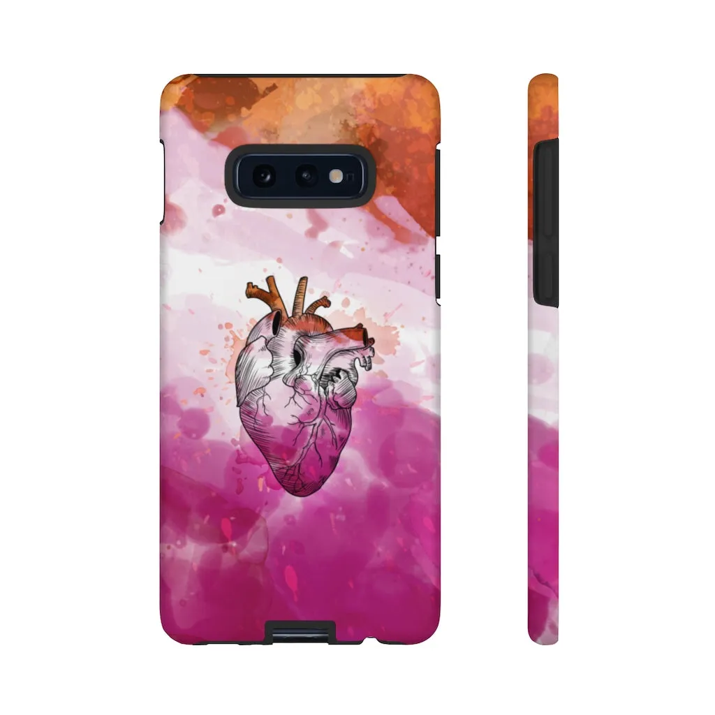 Lesbian Proud at Heart Phone Case for Apple & Samsung