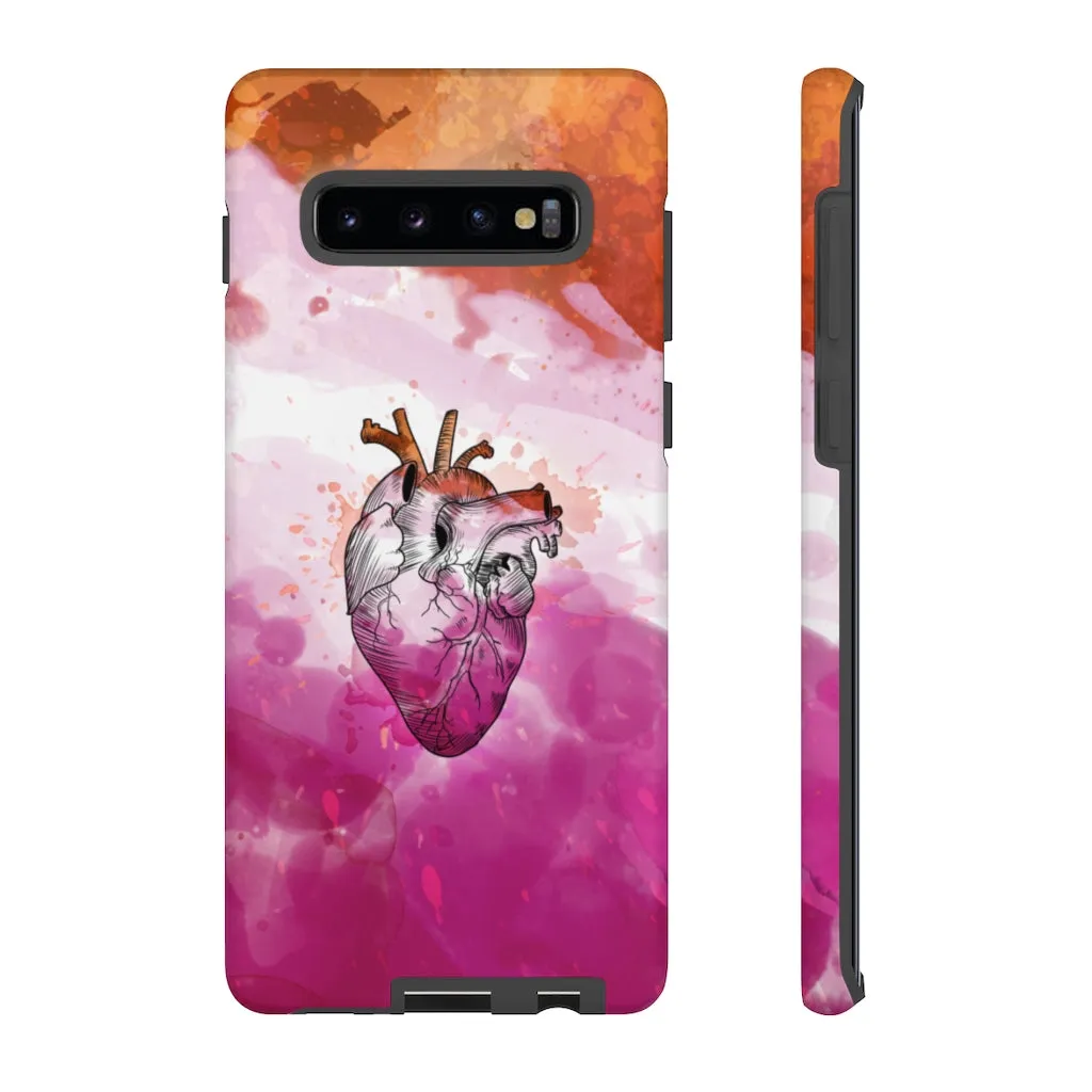 Lesbian Proud at Heart Phone Case for Apple & Samsung