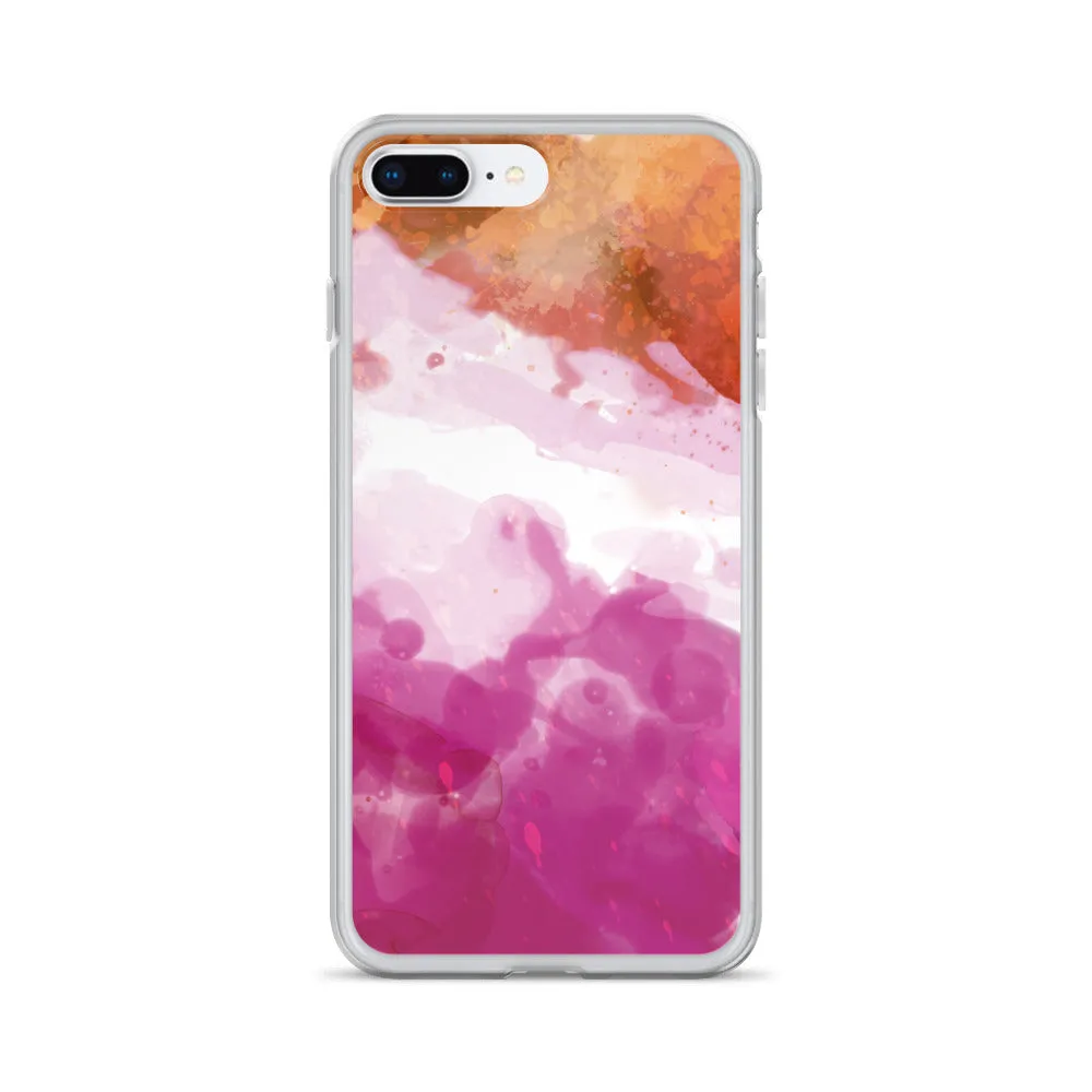 Lesbian Watercolour iPhone Case