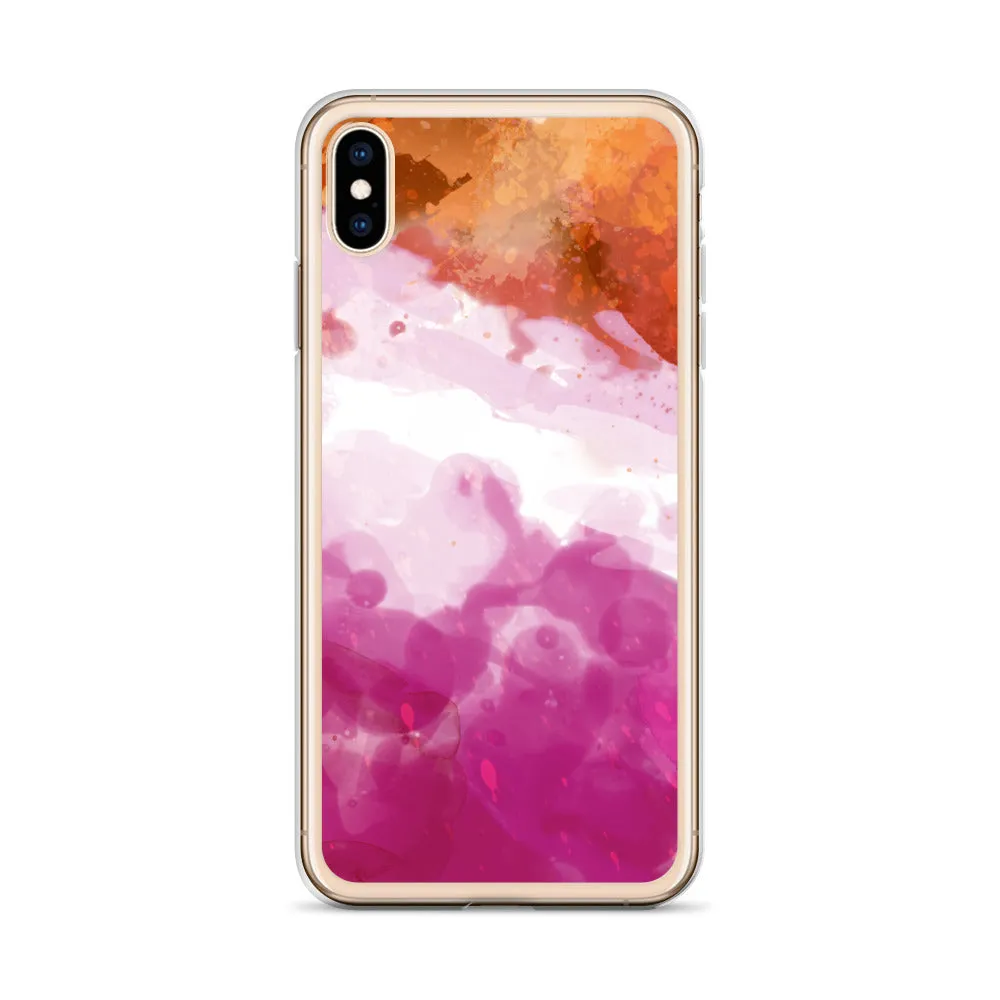 Lesbian Watercolour iPhone Case