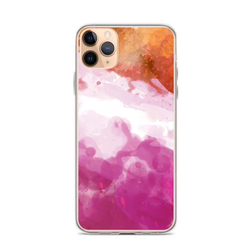 Lesbian Watercolour iPhone Case