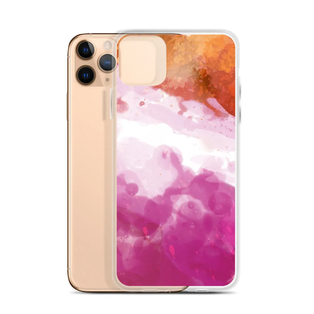 Lesbian Watercolour iPhone Case