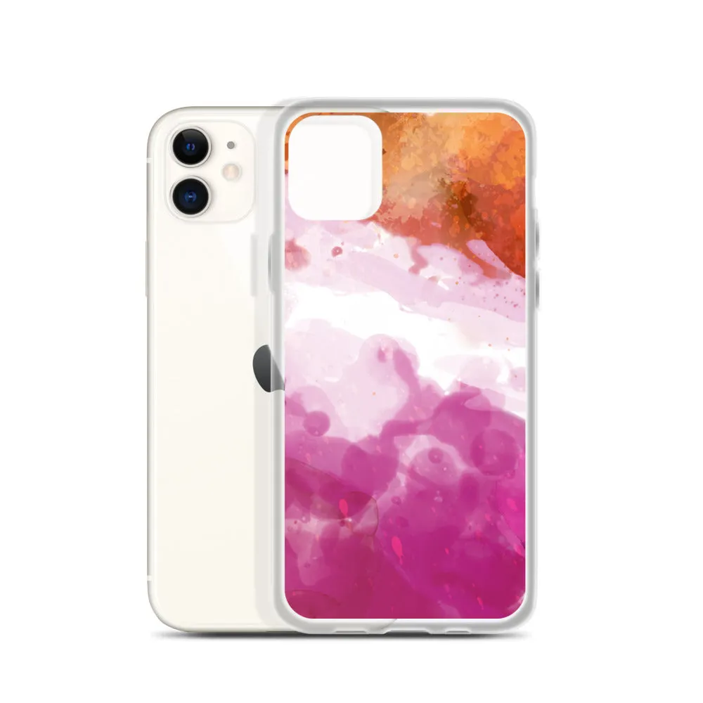 Lesbian Watercolour iPhone Case