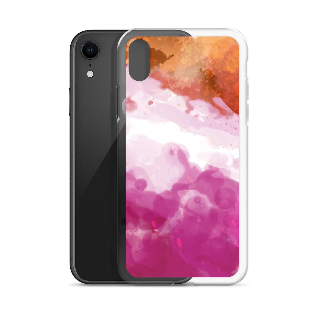 Lesbian Watercolour iPhone Case