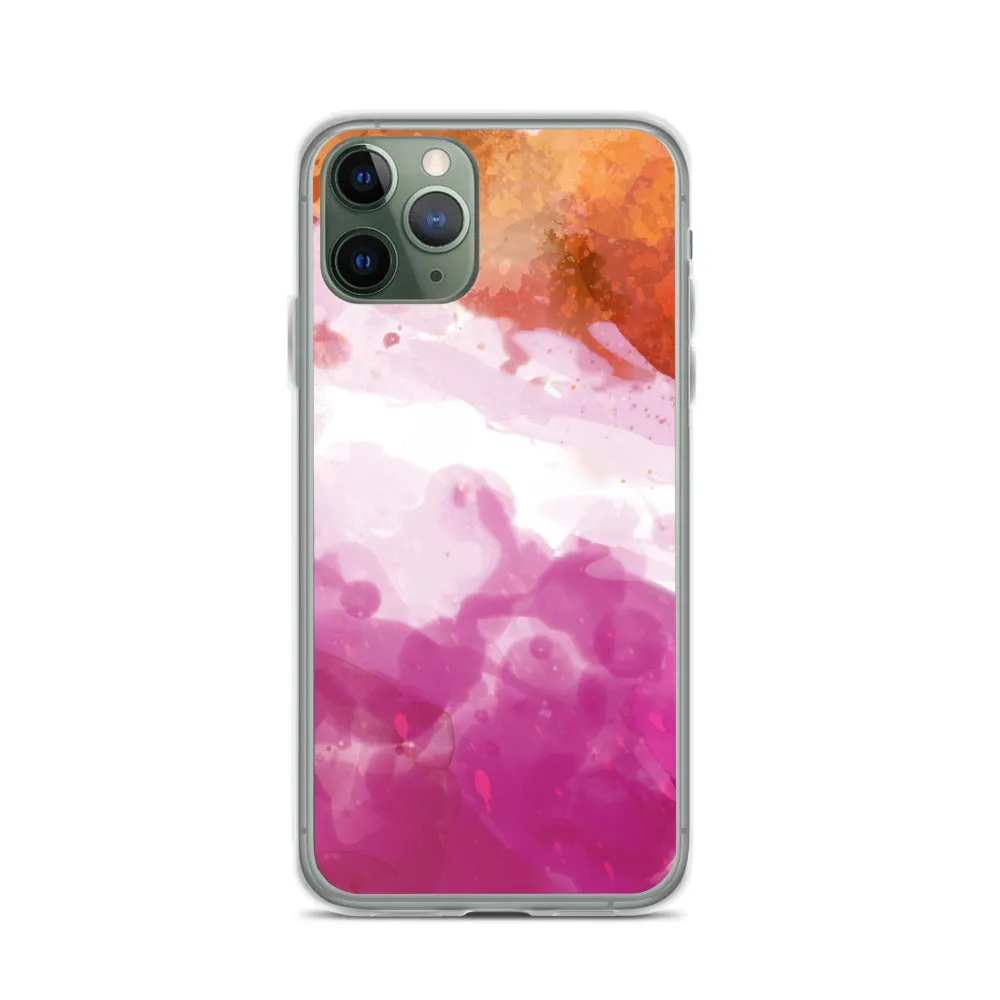 Lesbian Watercolour iPhone Case