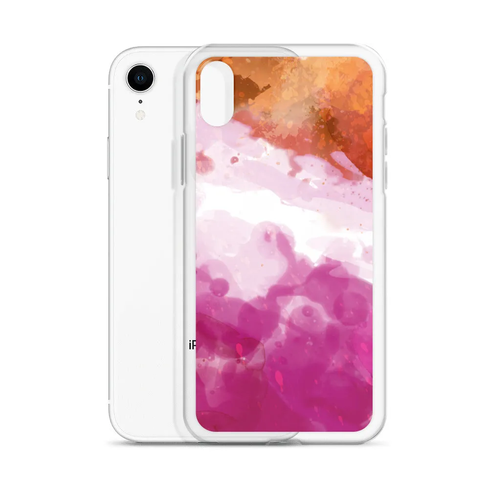 Lesbian Watercolour iPhone Case