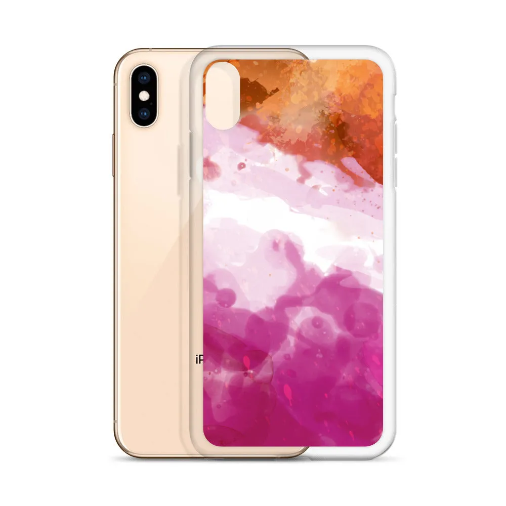 Lesbian Watercolour iPhone Case