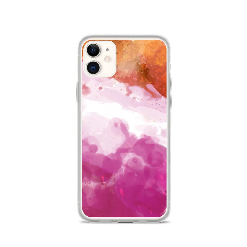 Lesbian Watercolour iPhone Case