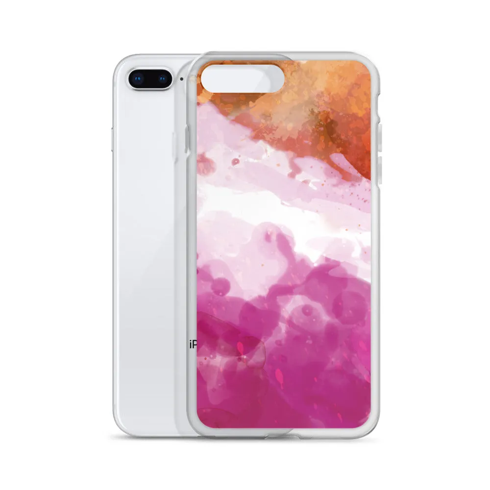 Lesbian Watercolour iPhone Case