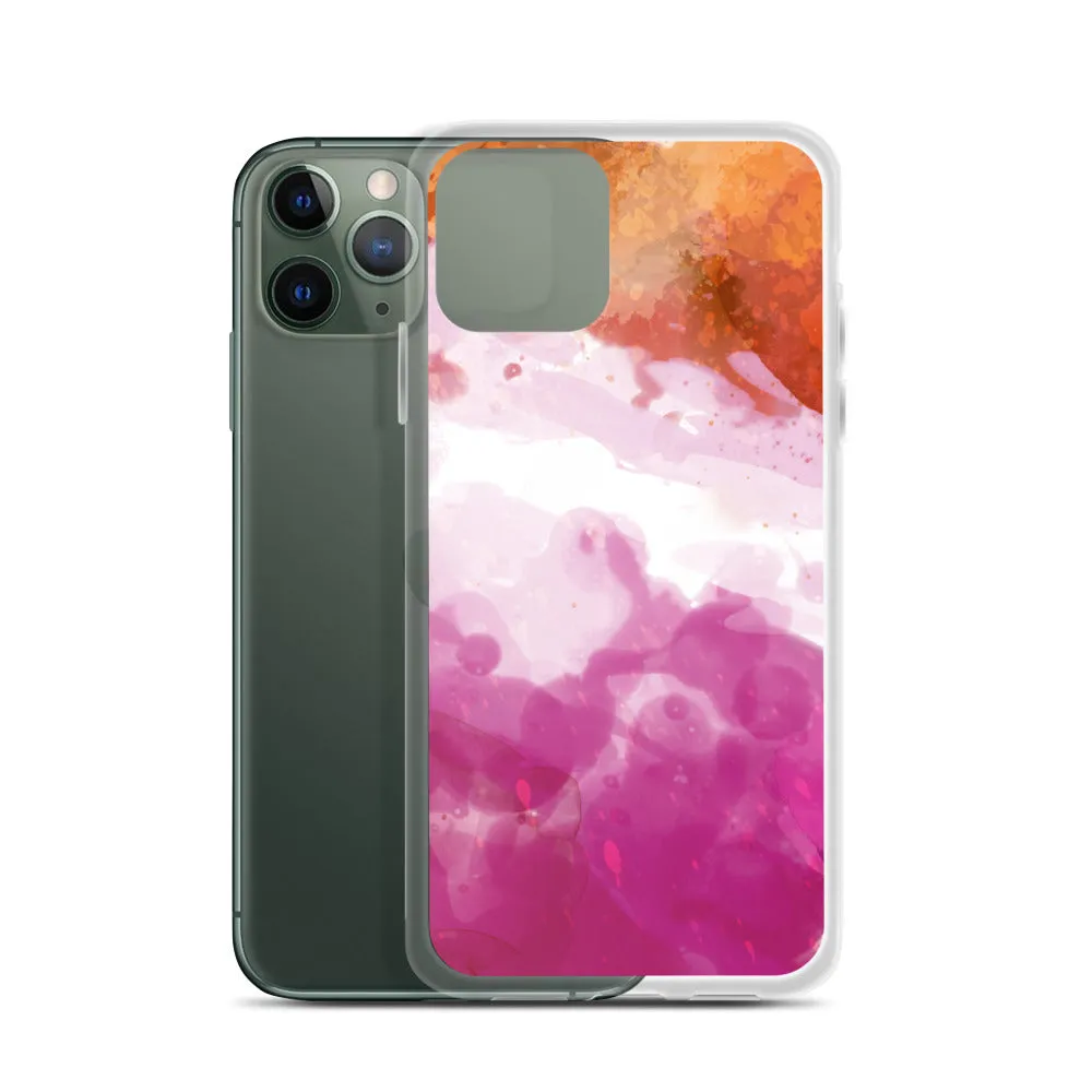 Lesbian Watercolour iPhone Case