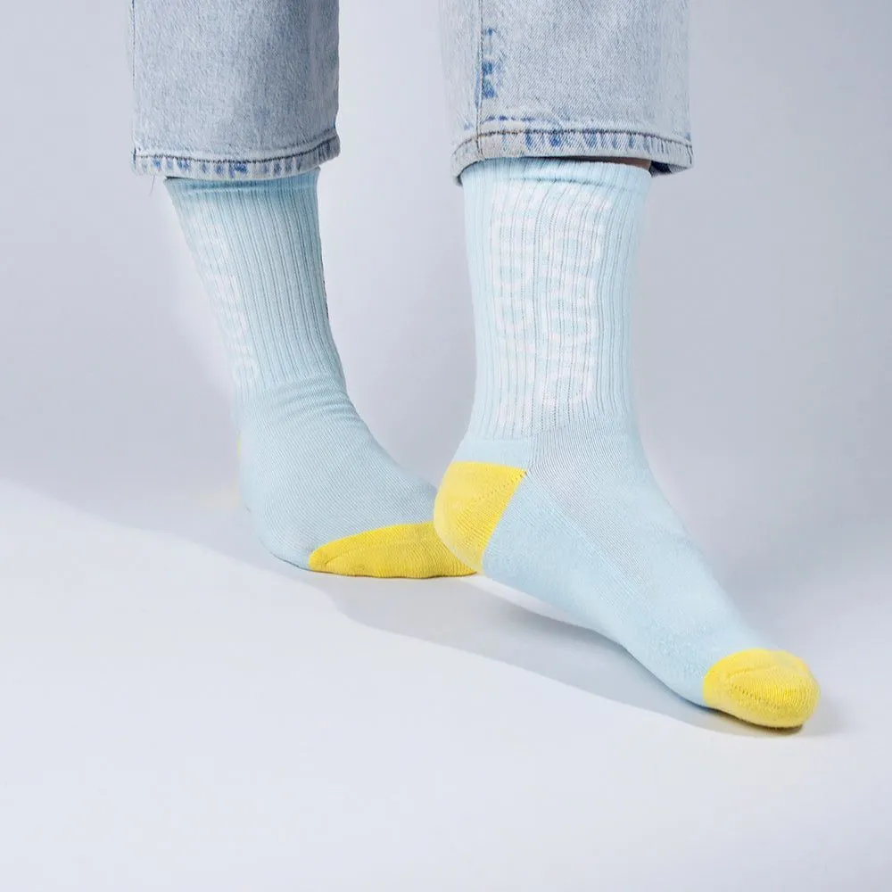 Little My Happy Retro Socks Light Blue 36-42 - Nordicbuddies