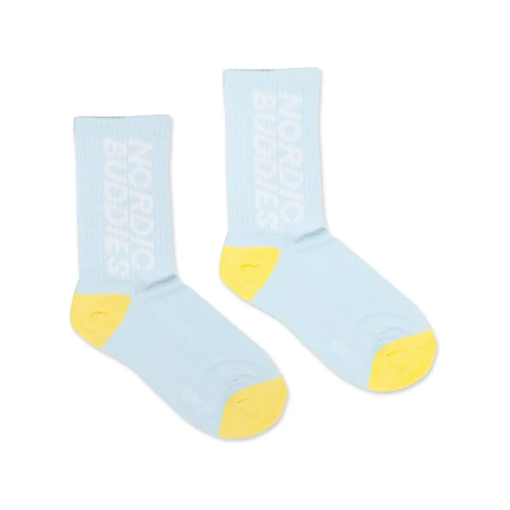 Little My Happy Retro Socks Light Blue 36-42 - Nordicbuddies