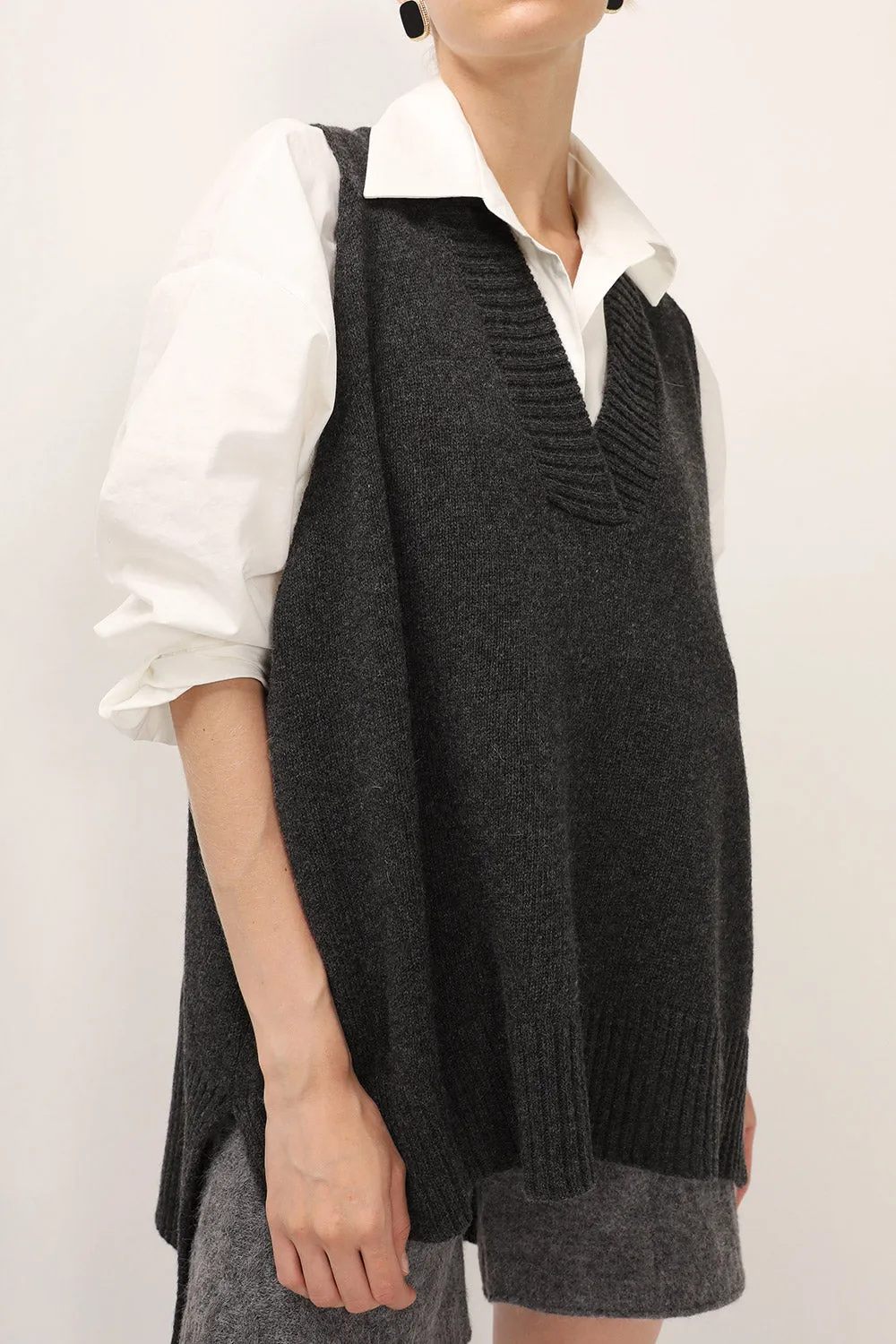 Lyla Oversized Knit Vest