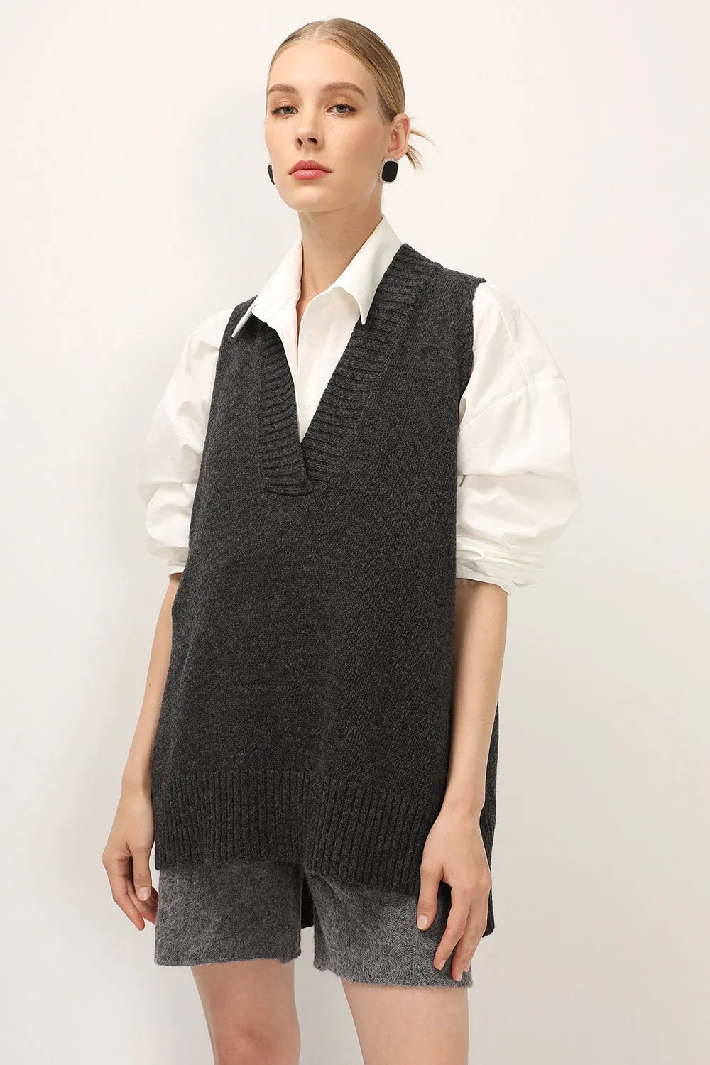 Lyla Oversized Knit Vest