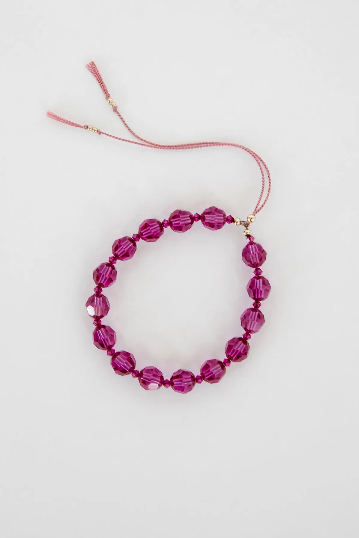 Moon Sun Bracelet - Bougainvillea