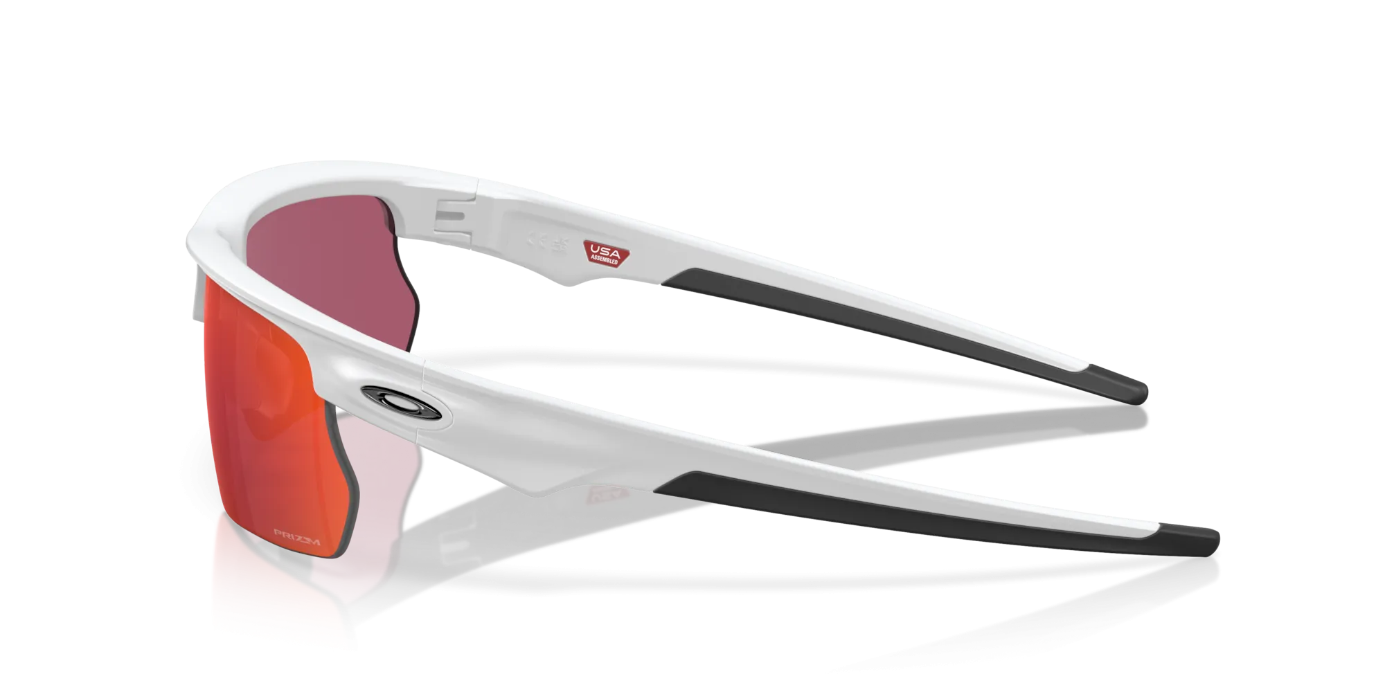 Oakley Bisaphera Matte White Prizm Field Lenses