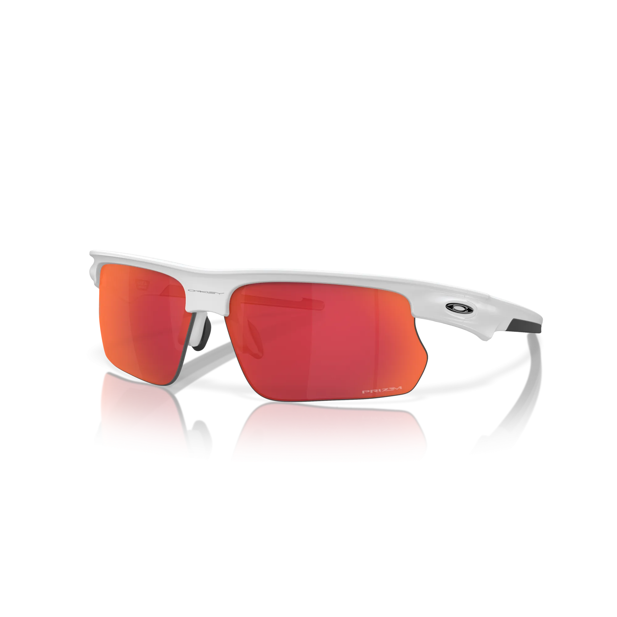 Oakley Bisaphera Matte White Prizm Field Lenses