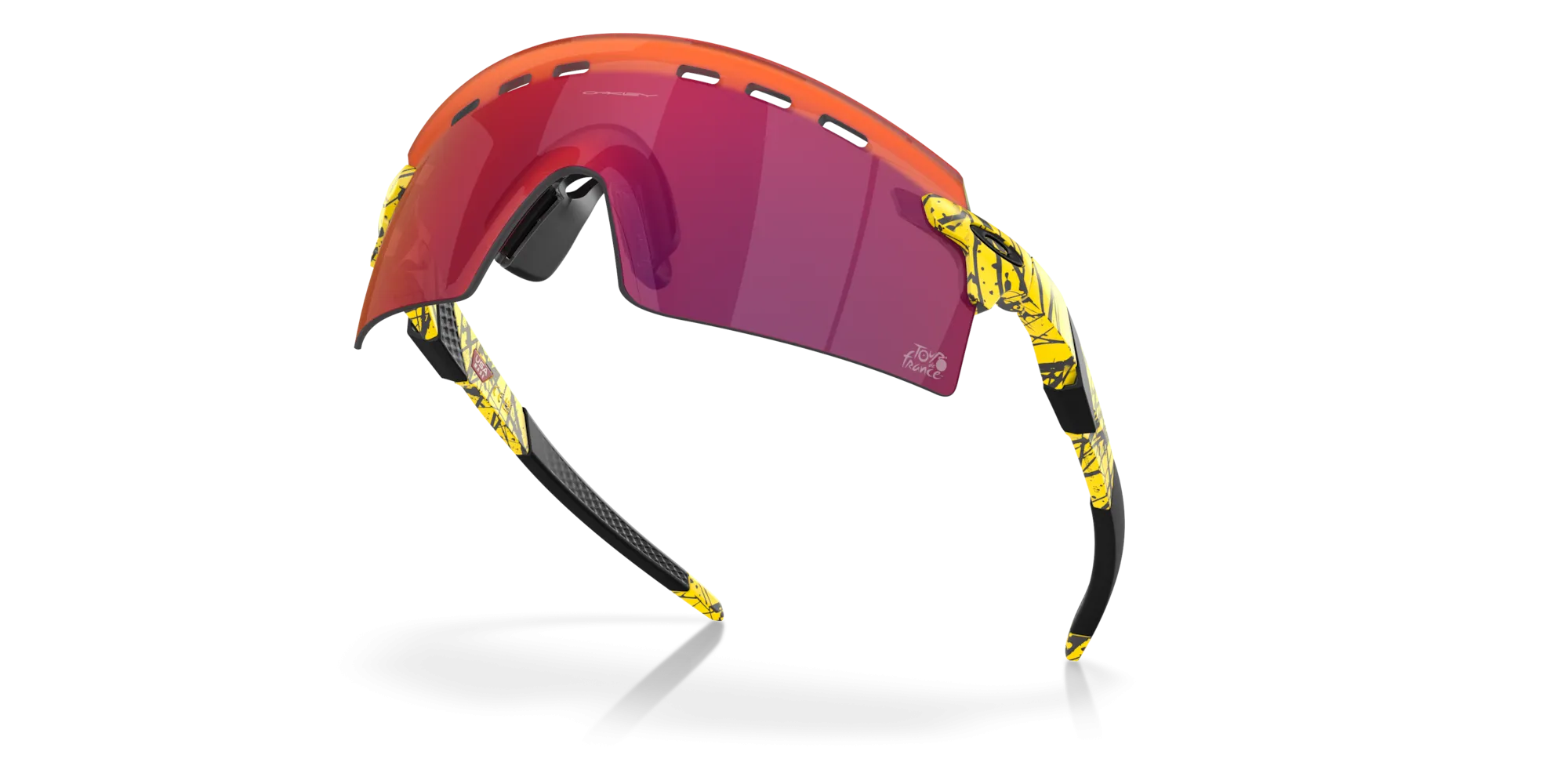 Oakley Encoder Strike Vented Prizm Road Lenses TDF Splatter Frame