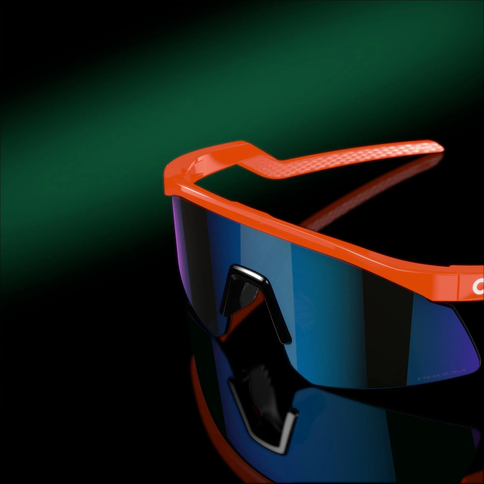 Oakley Hydra Prizm Sapphire Lenses Neon Orange Frame