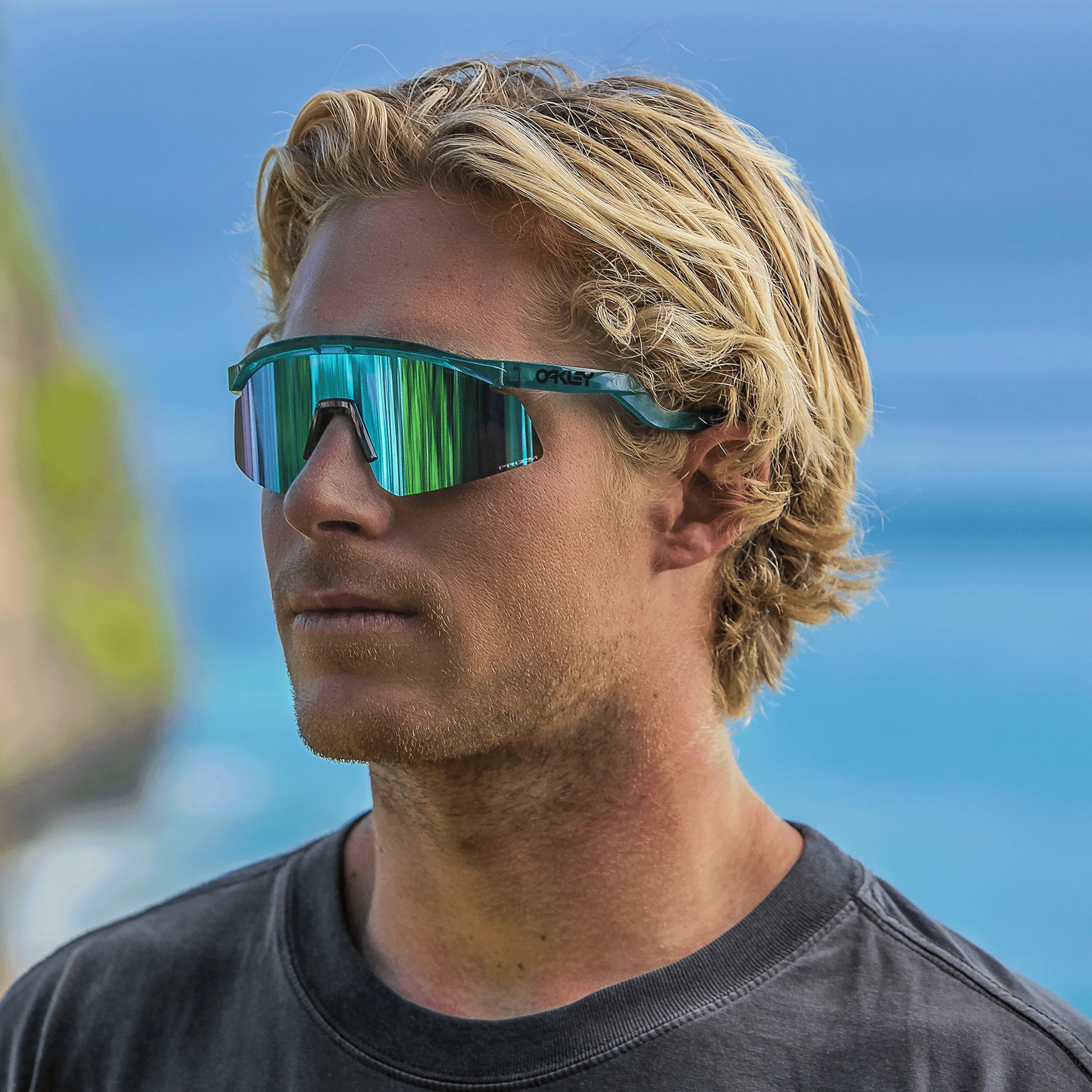 Oakley Hydra Prizm Sapphire Lenses - Trans Artic Surf Frame