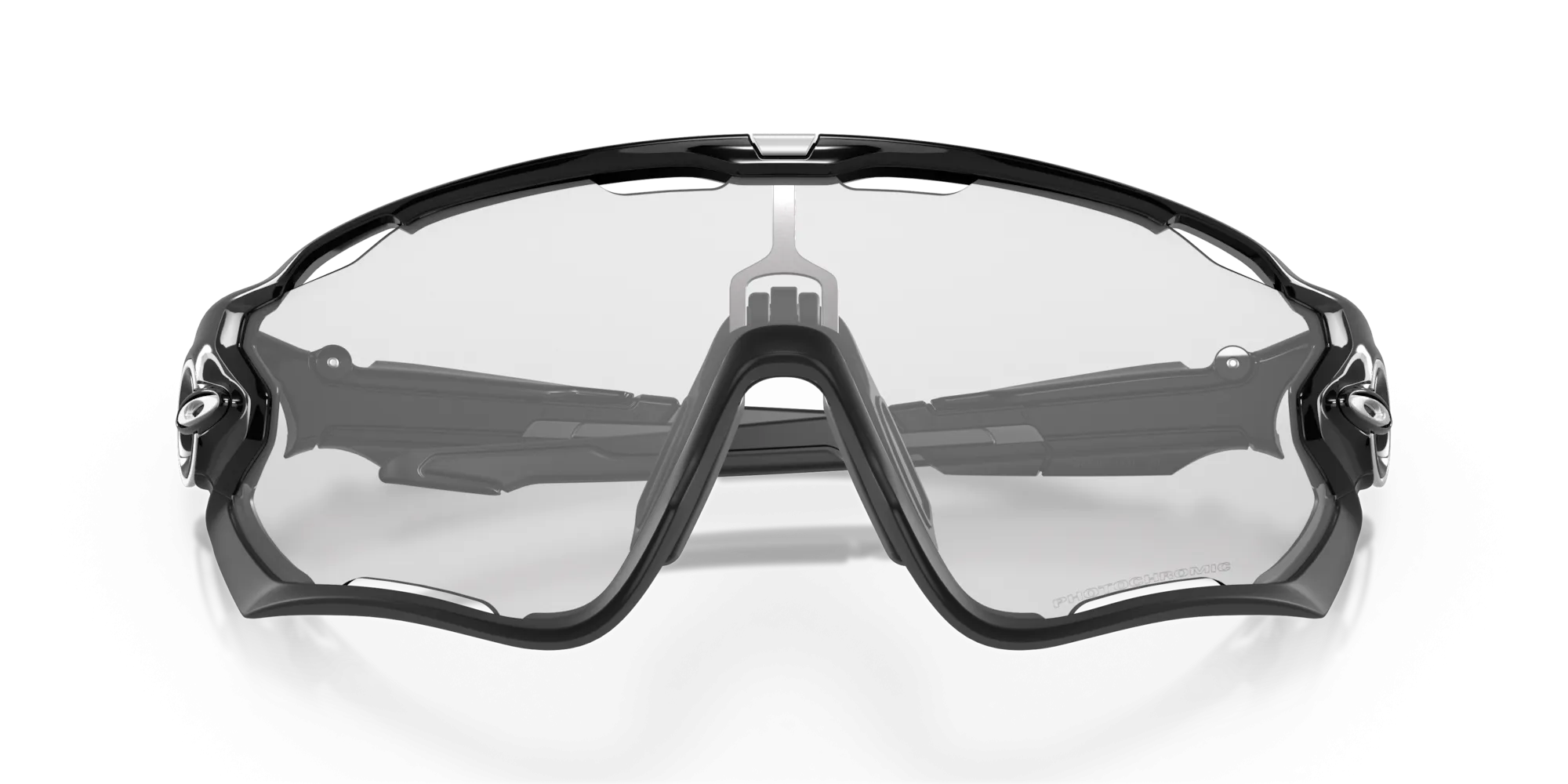 Oakley Jawbreaker Clear To Black Iridium Photochromic Lenses Polished Black Frame