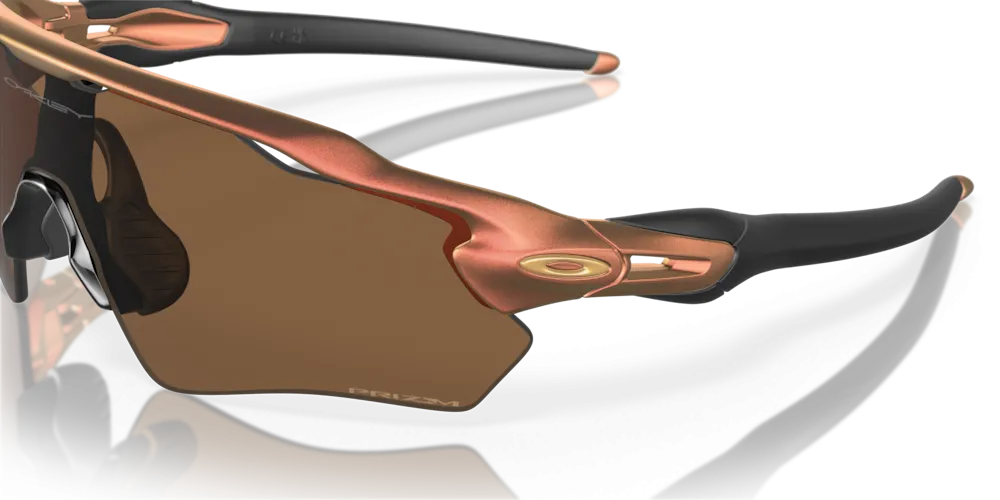 Oakley Radar EV XS Path Prizm Bronze Lenses Matte Red/Gold Colorshift Frame