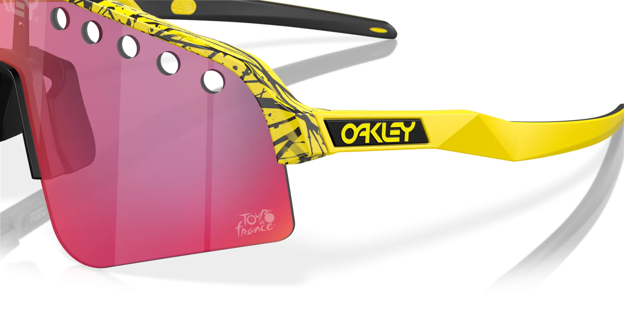 Oakley Sutro Lite Sweep Prizm Road Lenses TDF Splatter Frame