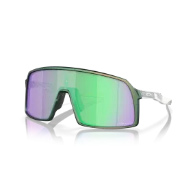 Oakley Sutro Prizm Road Jade Lenses Matte Silver Green Colorshift Frame