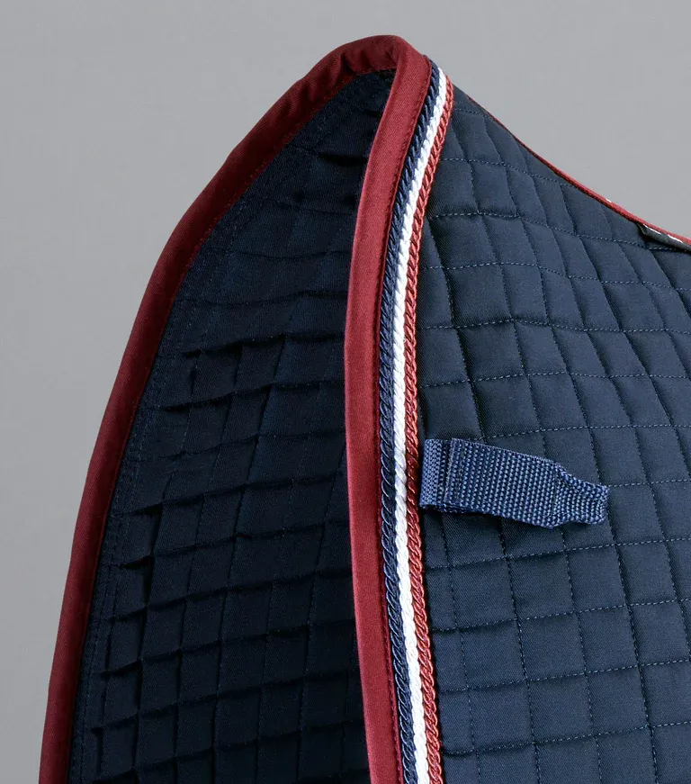 PEI Close Contact Euro Cotton Dressage Pad (Navy)