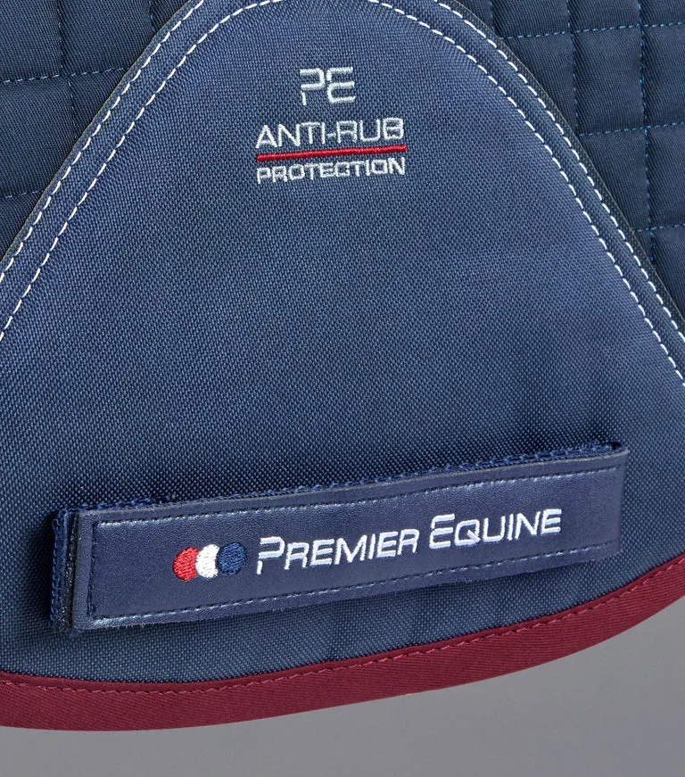 PEI Close Contact Euro Cotton Dressage Pad (Navy)