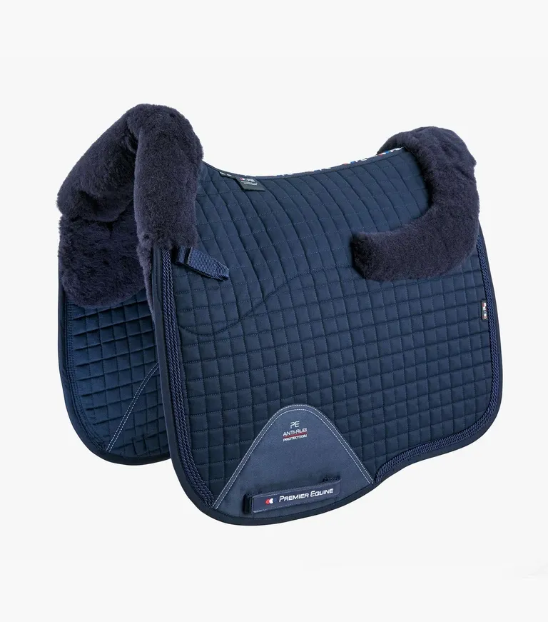 PEI Close Contact Merino Wool Dressage Pad (Navy/Navy)