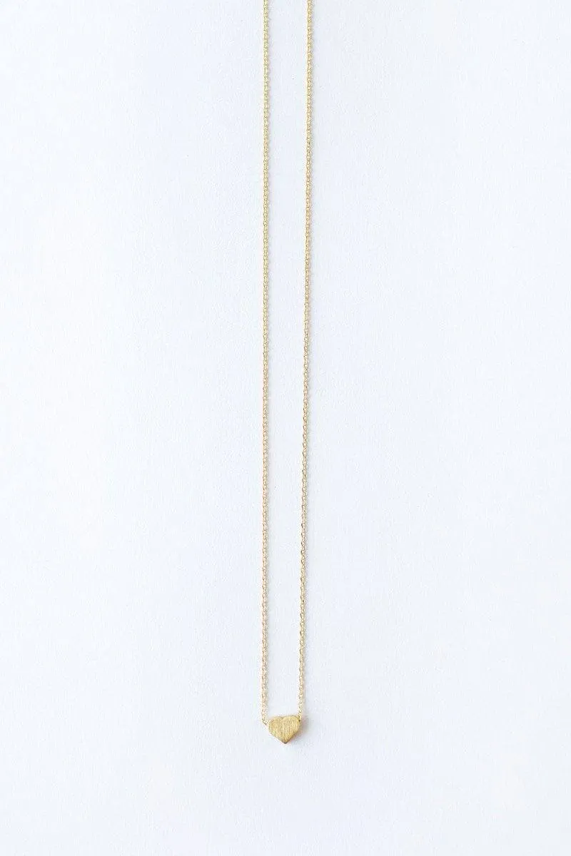 Rosie Gold Heart Dainty Necklace