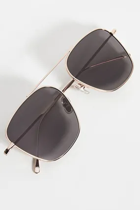 Samos - Gold w/ Grey Flat Lenses