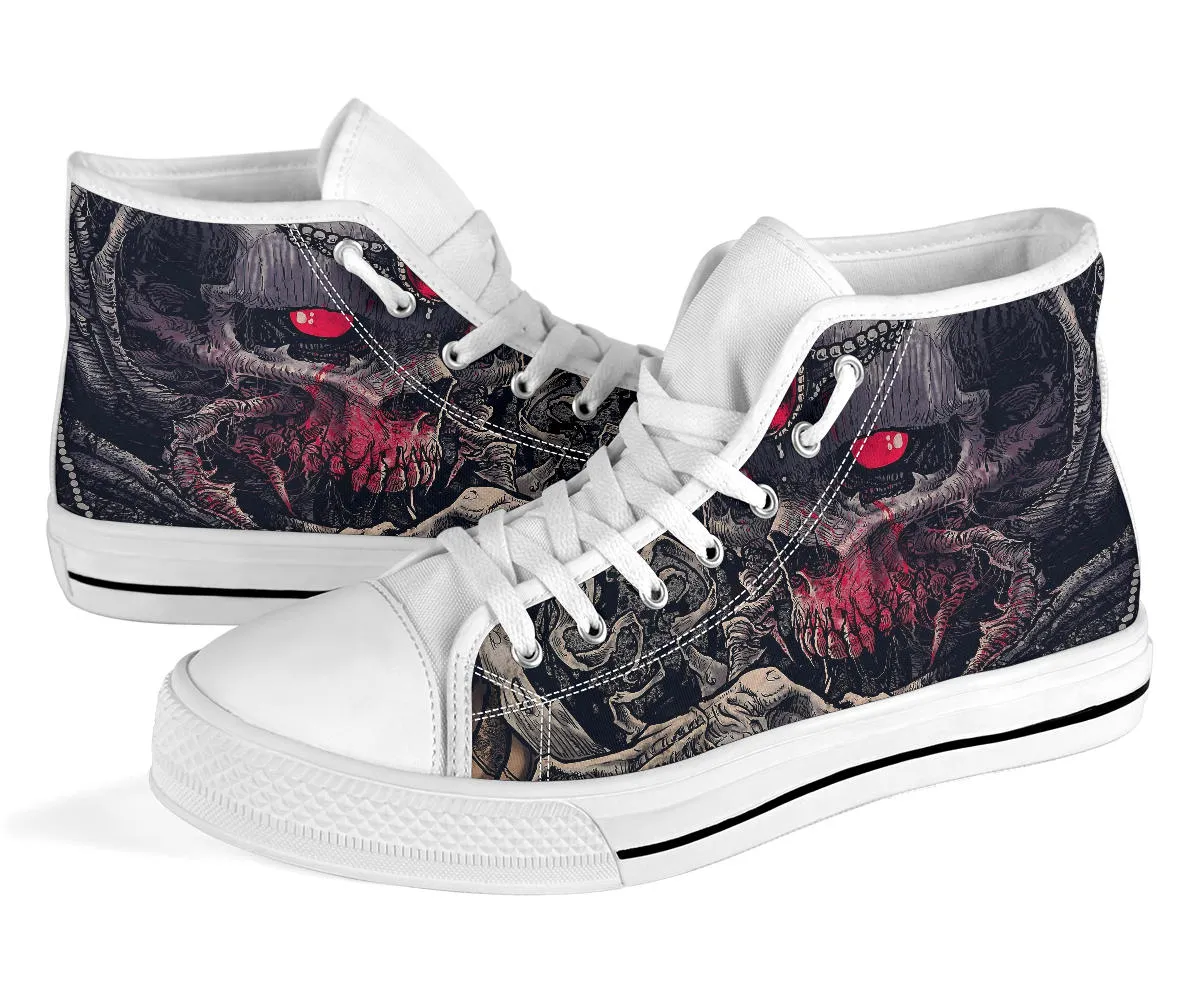 Skull Art - High Tops