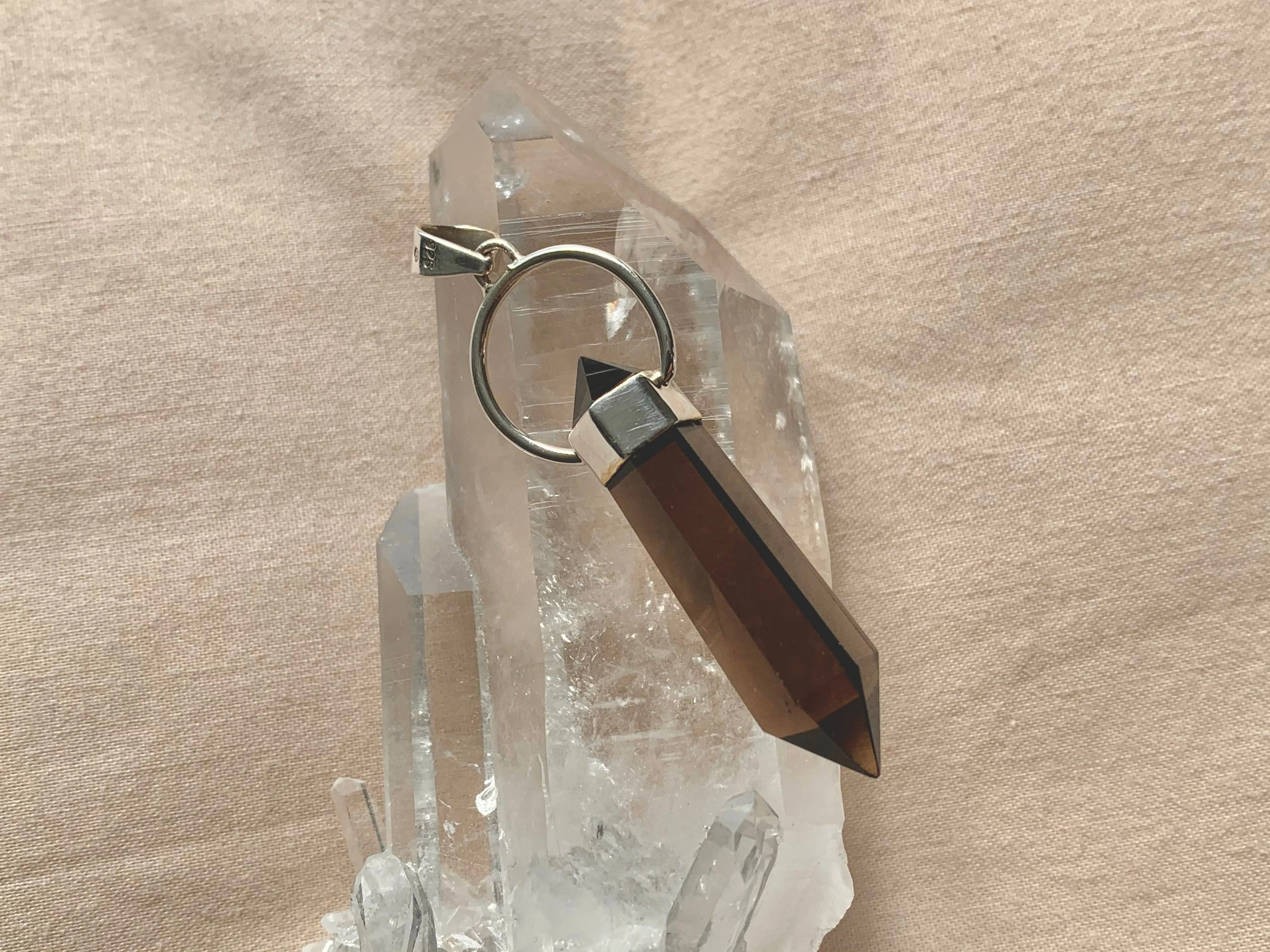 Smoky Quartz Alenaria Pendant