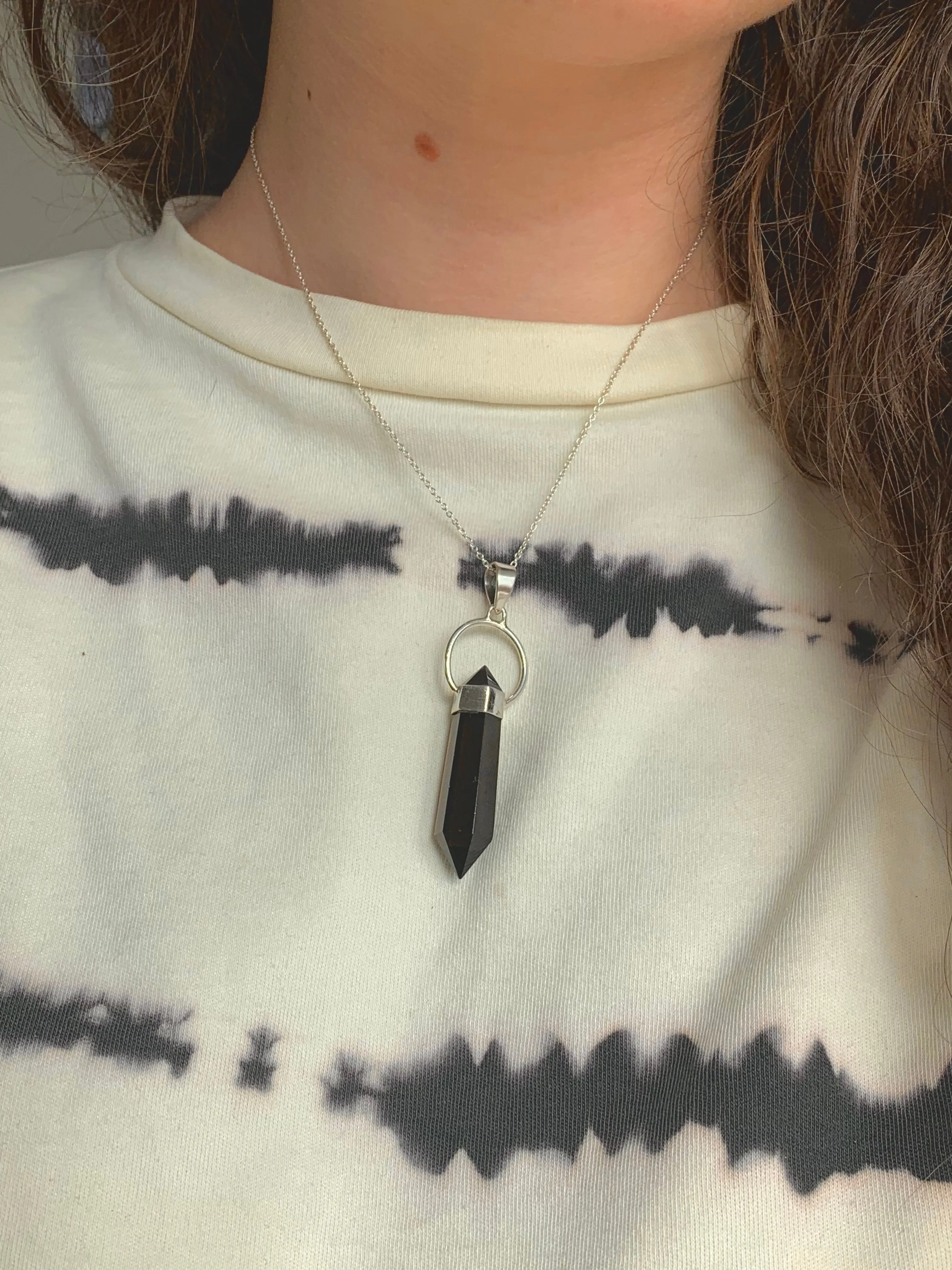 Smoky Quartz Alenaria Pendant