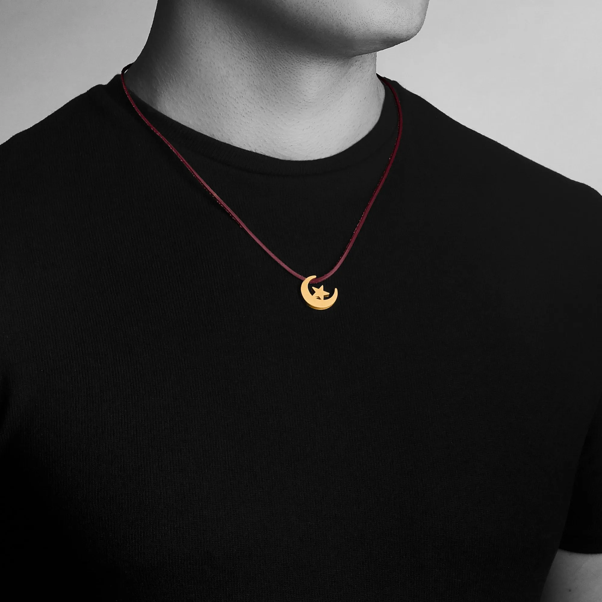 Star   Crescent Pendant