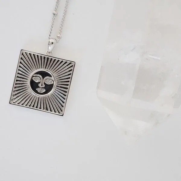 Sun Goddess Coin Necklace