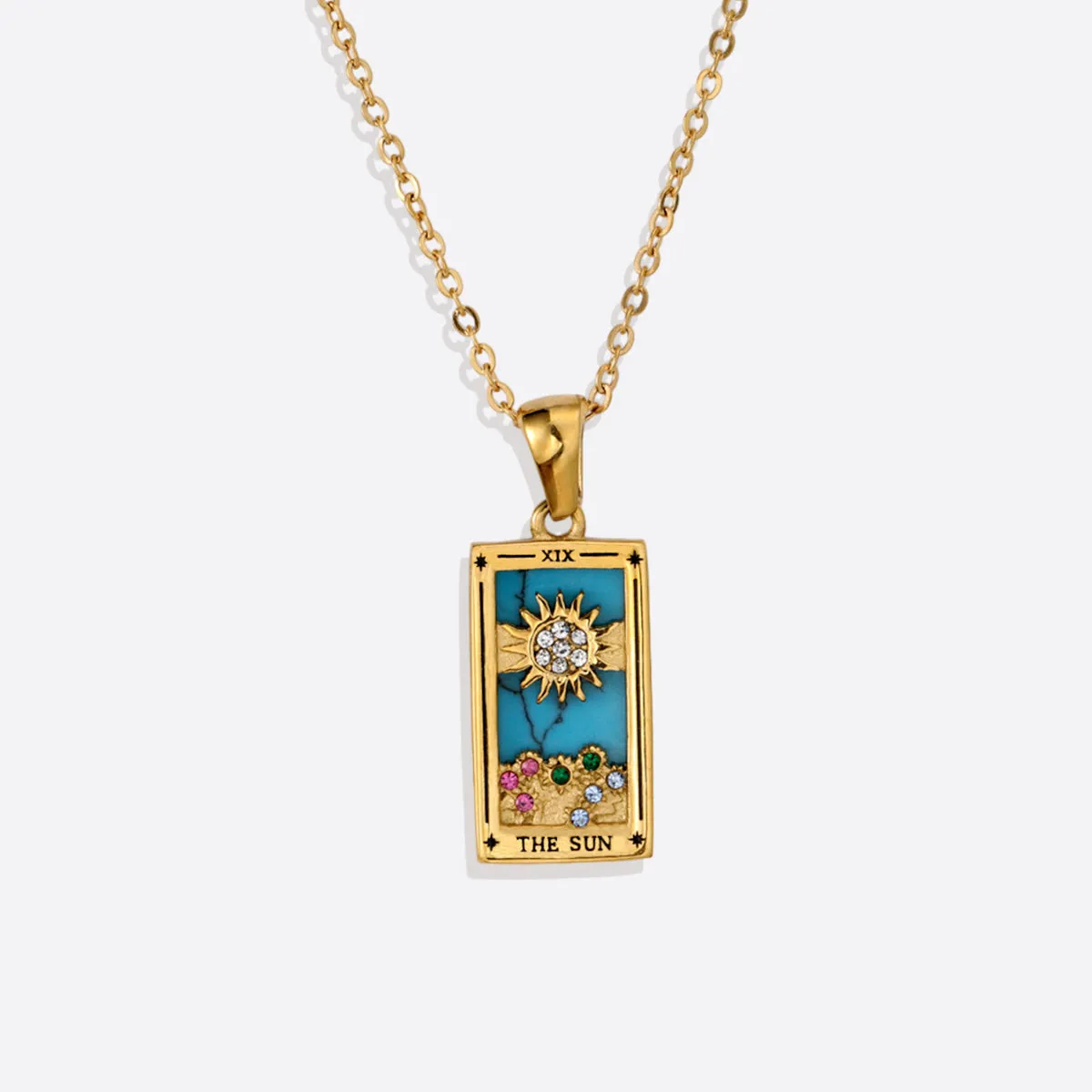 The Sun Tarot Necklace