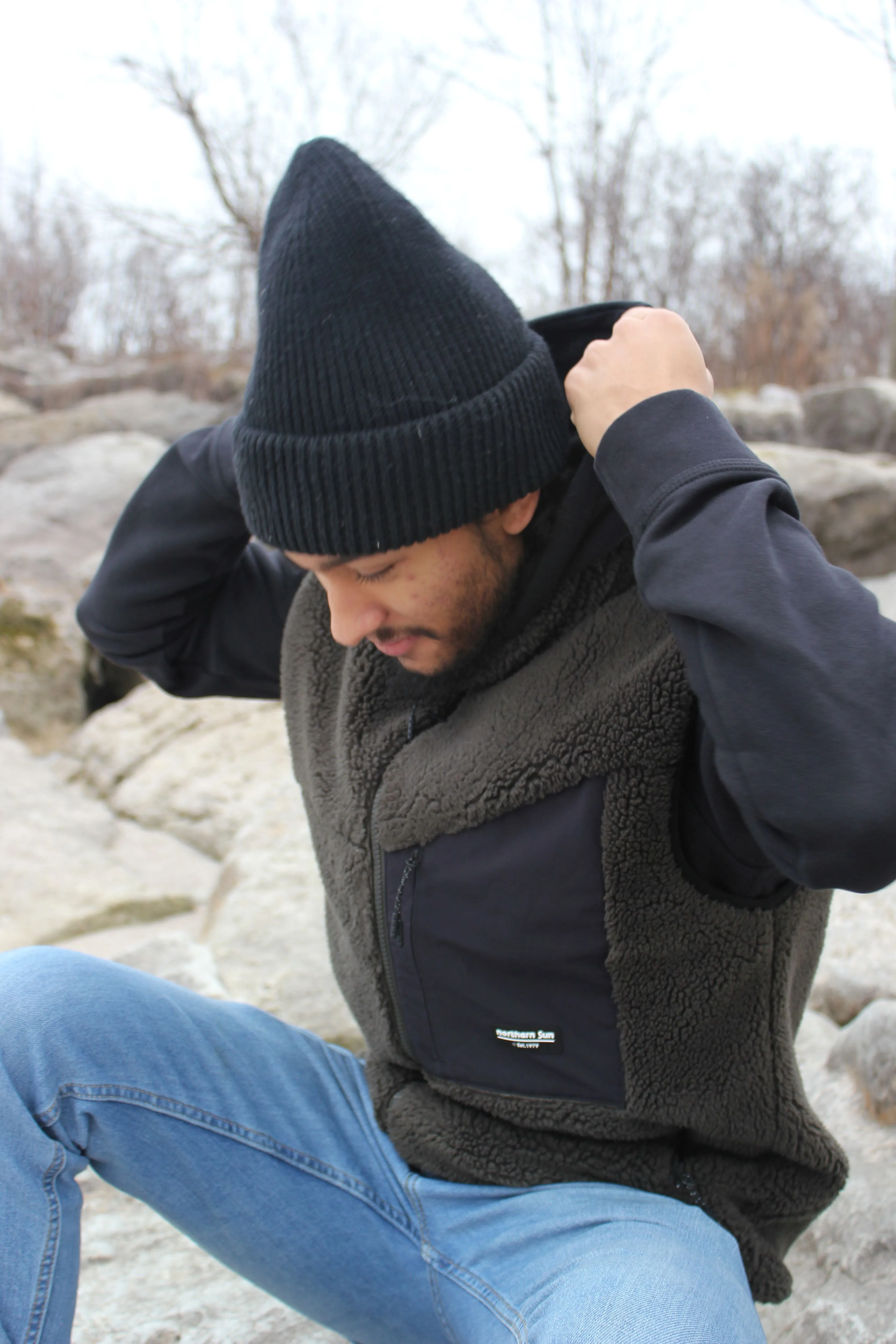 Unisex Sherpa Vest